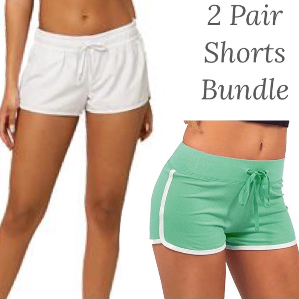 Shorts 2 Pair Shorts Bundle Ladies Large 12 / 14